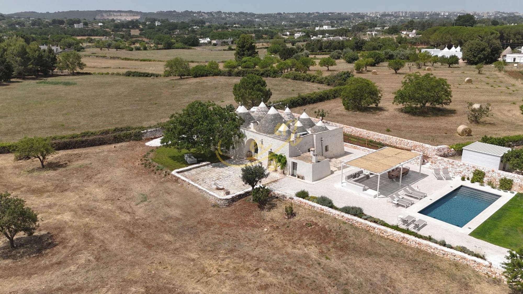 Вилла Td I Coni Di Pinure Trulli With Scenic Valley View Мартина-Франка Экстерьер фото